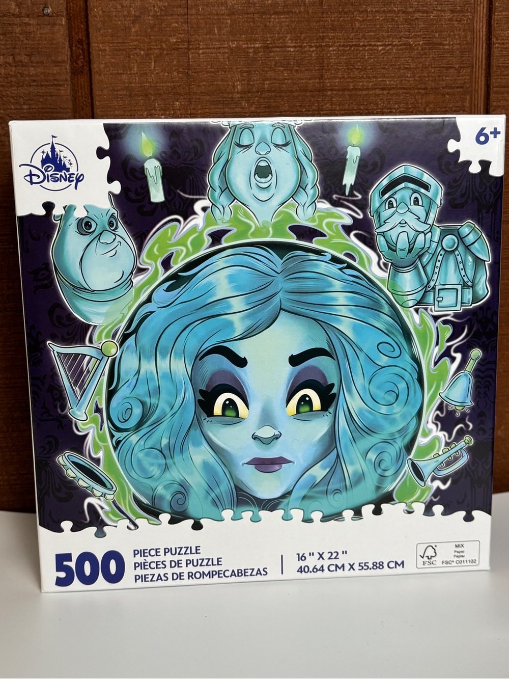 NWT Disney The Haunted Mansion Madam Leota Portrait 500-Piece Puzzle